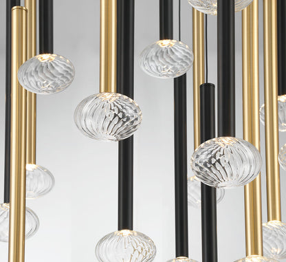 Soffio 11 Light Round LED Chandelier