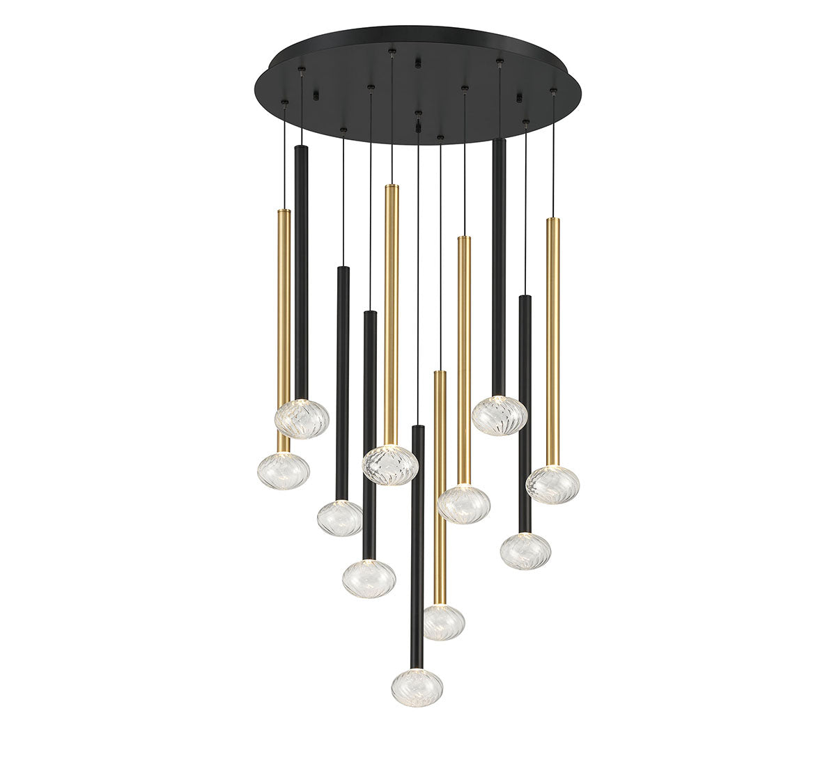 Soffio 11 Light Round LED Chandelier