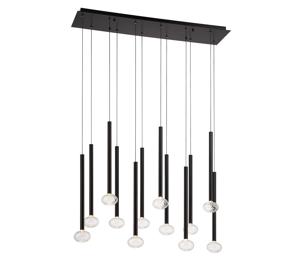 Soffio 12 Light Linear LED Chandelier
