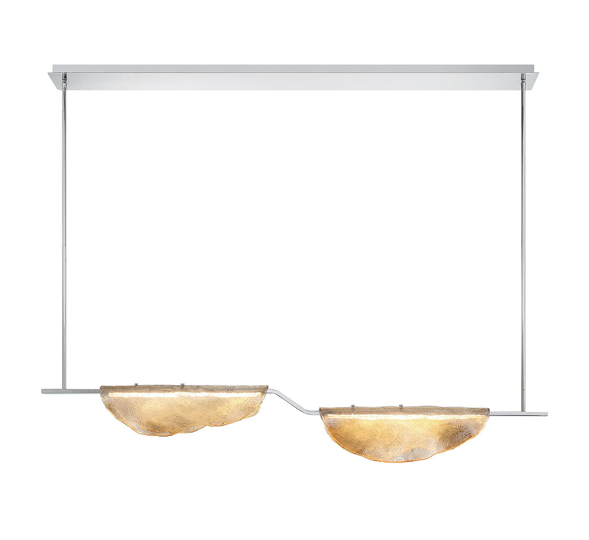 Savona 2 Light Linear LED Chandelier