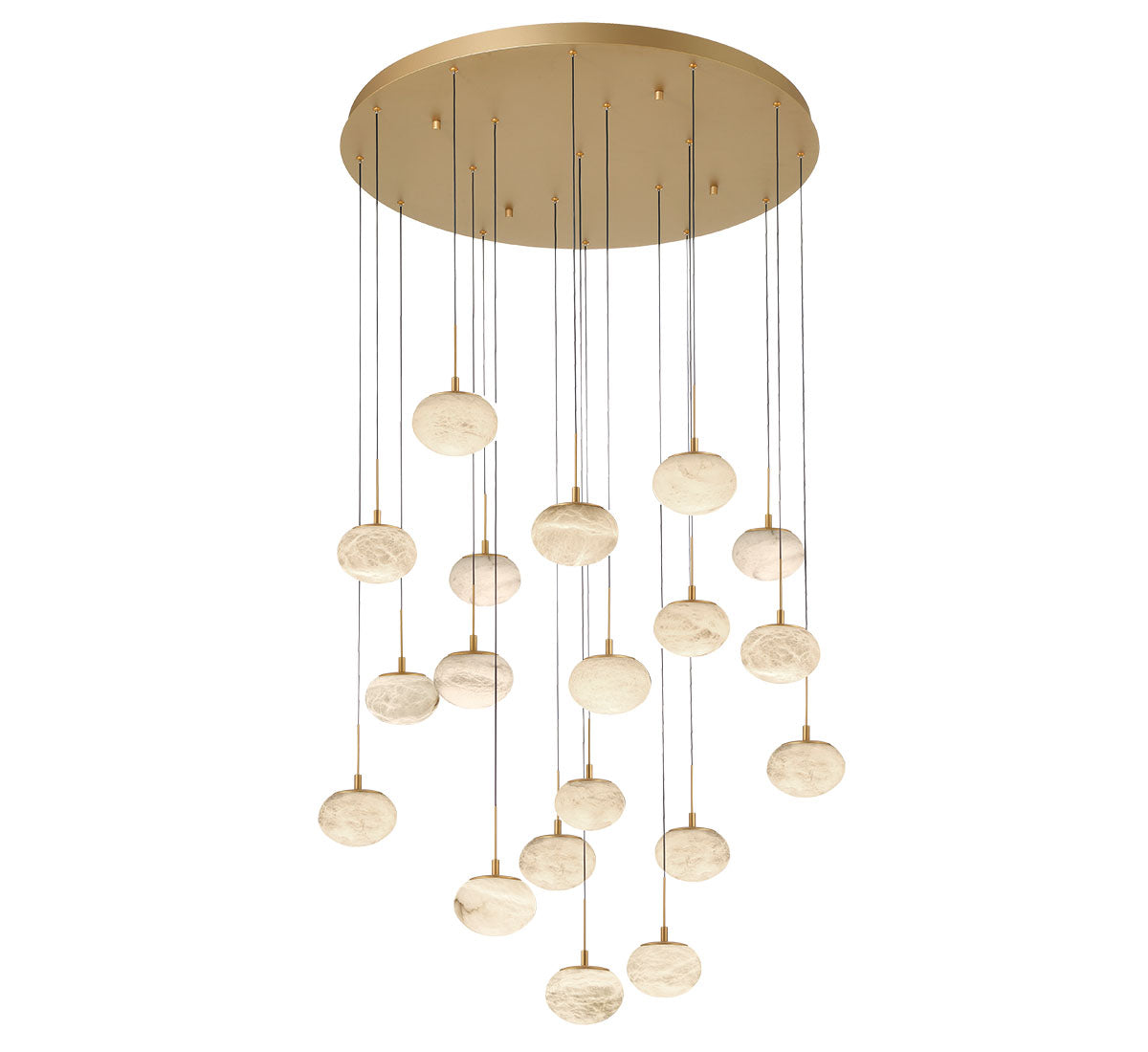 Calcolo 19 Light Round LED Chandelier