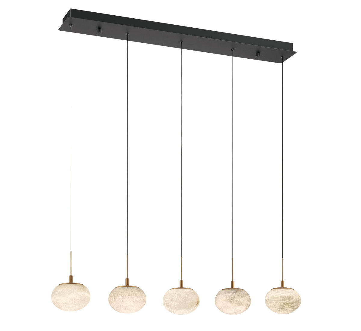 Calcolo 5 Light Linear LED Chandelier