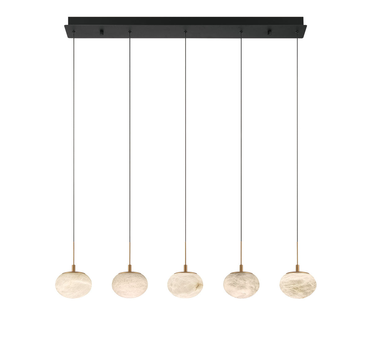Calcolo 5 Light Linear LED Chandelier