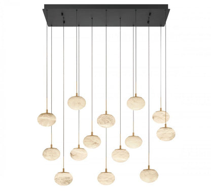 Calcolo Rectangular LED Chandelier
