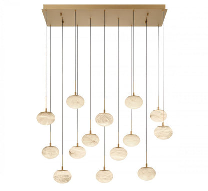 Calcolo Rectangular LED Chandelier
