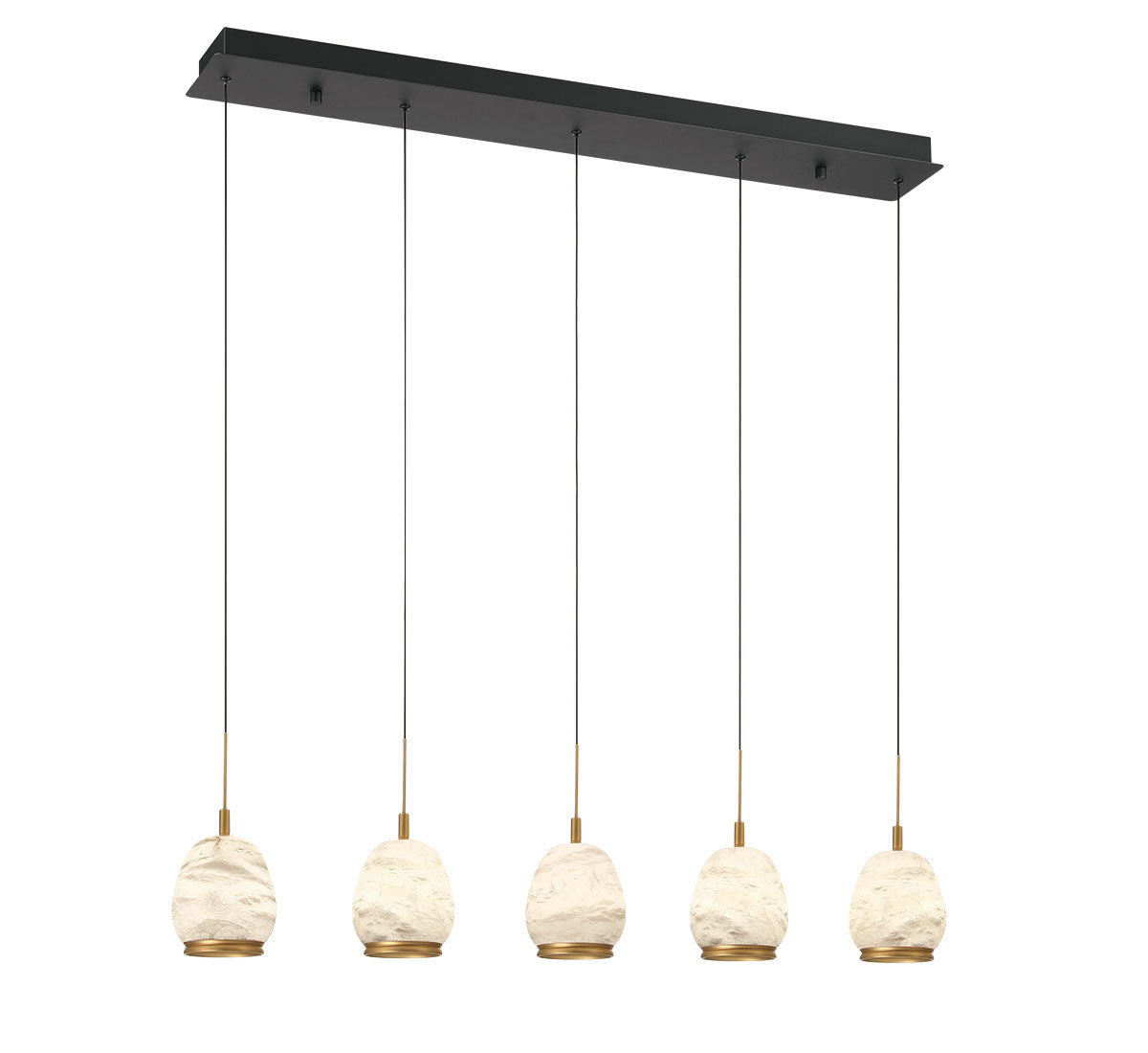Lucidata 5 Light Linear LED Chandelier