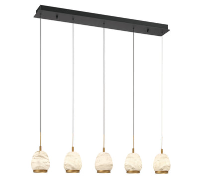 Lucidata 5 Light Linear LED Chandelier