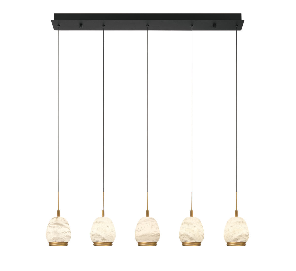 Lucidata 5 Light Linear LED Chandelier