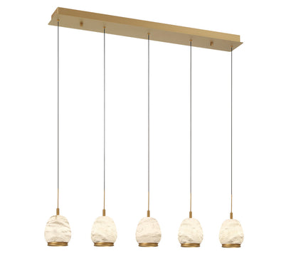 Lucidata 5 Light Linear LED Chandelier