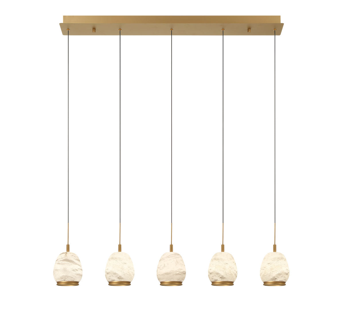 Lucidata 5 Light Linear LED Chandelier