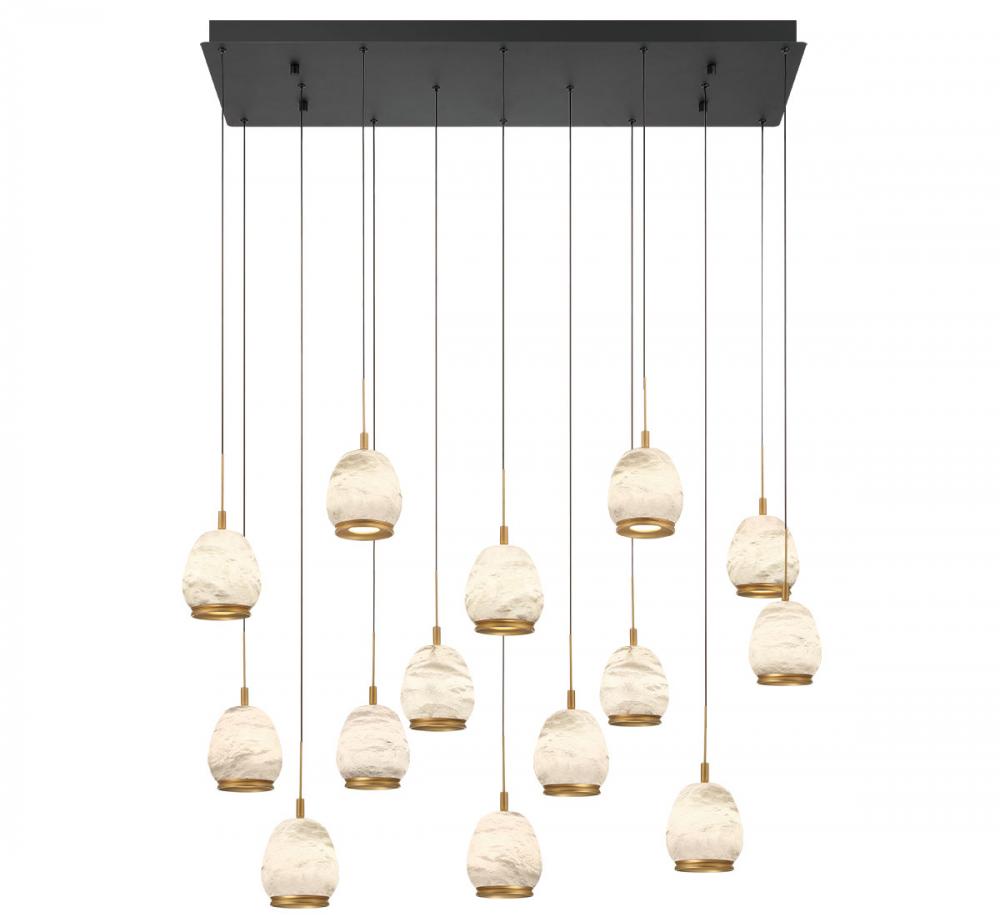 Lucidata Rectangular LED Chandelier
