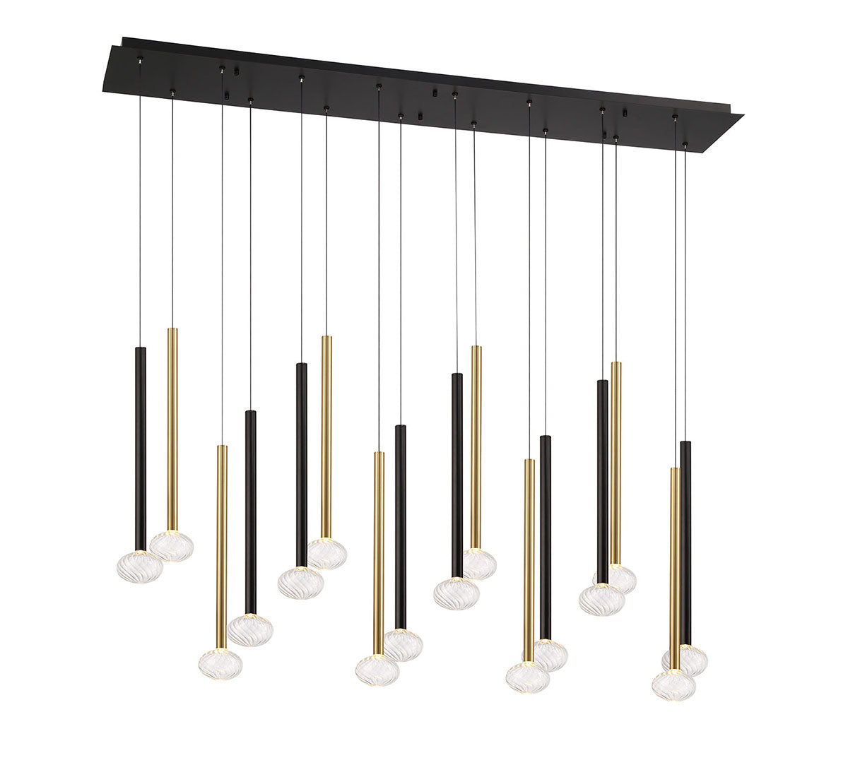 Soffio 16 Light Linear LED Chandelier
