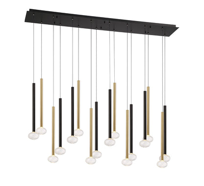 Soffio 16 Light Linear LED Chandelier