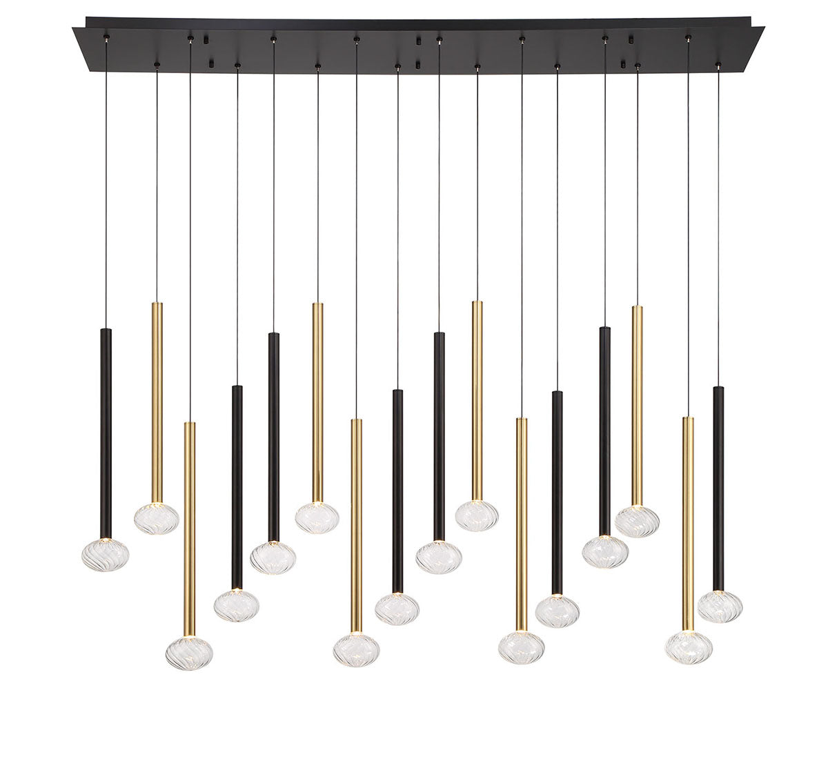 Soffio 16 Light Linear LED Chandelier