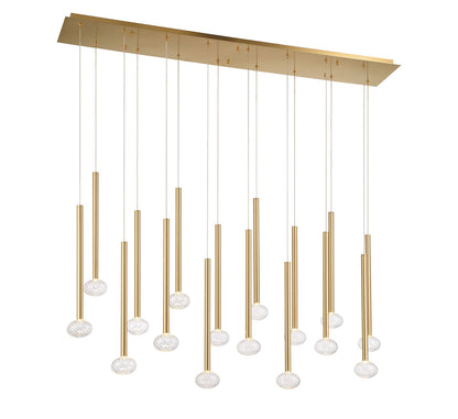 Soffio 16 Light Linear LED Chandelier