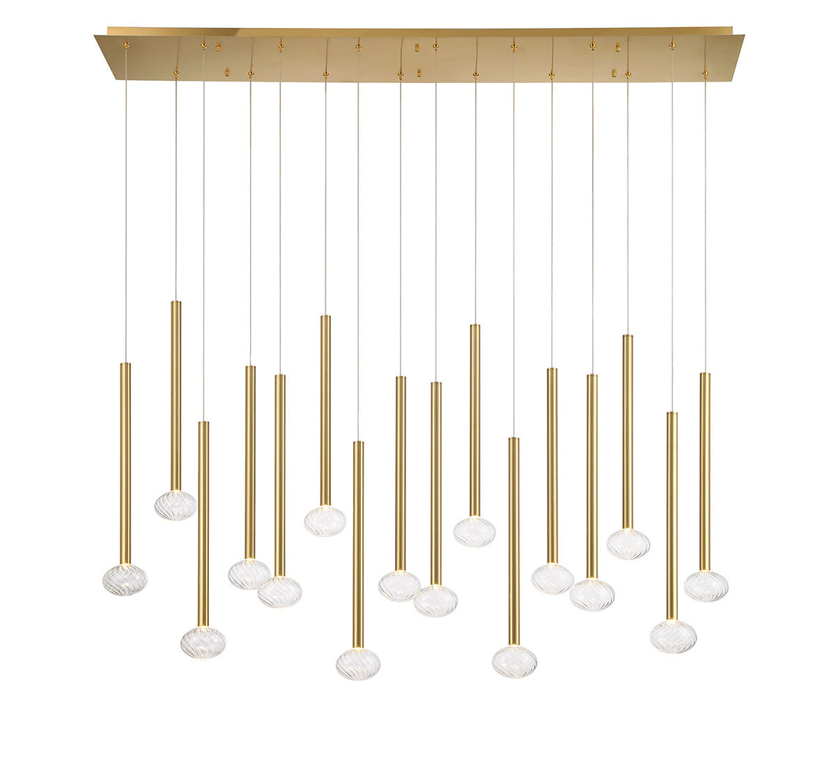 Soffio 16 Light Linear LED Chandelier