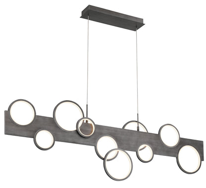Torino 10 Light Linear LED Chandelier