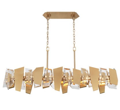 Castellana 6 Light Linear Chandelier