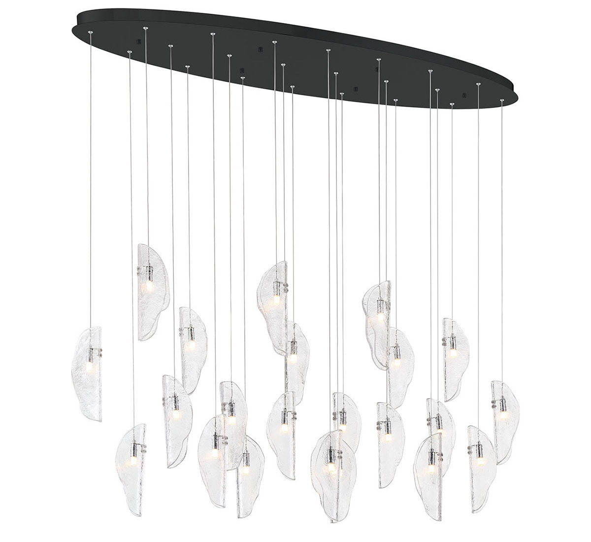 Sorrento 22 Light Oval LED Chandelier
