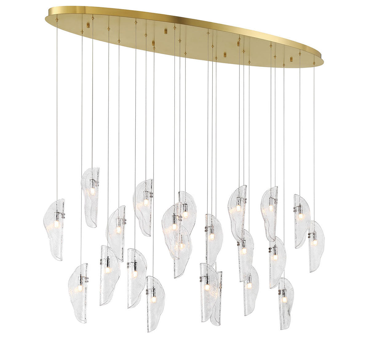 Sorrento 22 Light Oval LED Chandelier