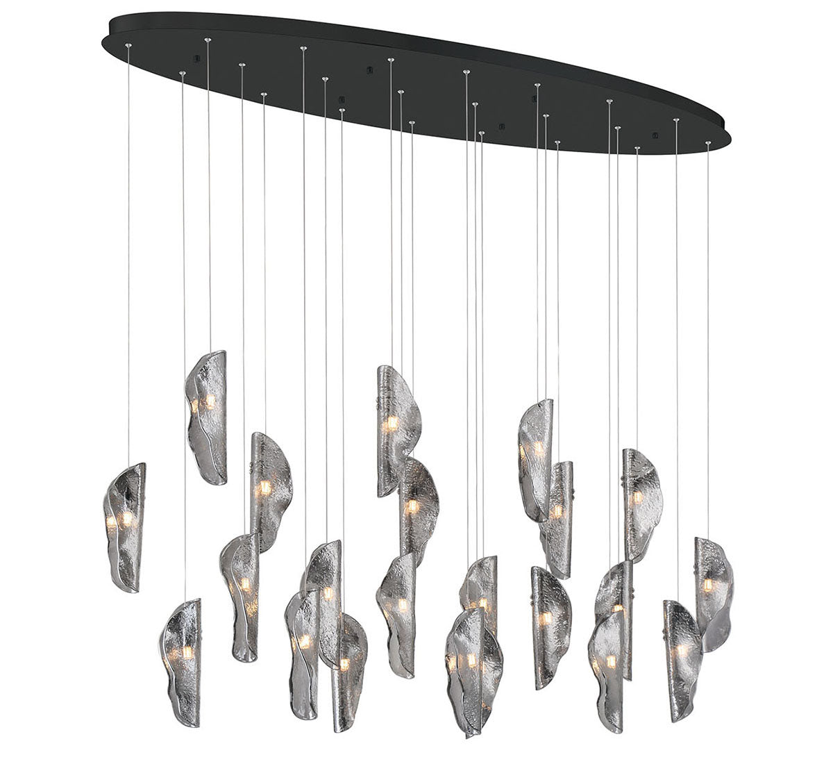 Sorrento 22 Light Oval LED Chandelier