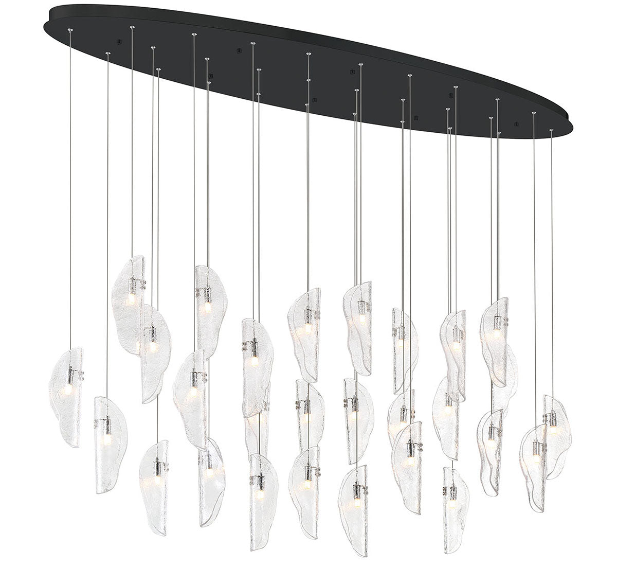 Sorrento 28 Light Oval LED Chandelier