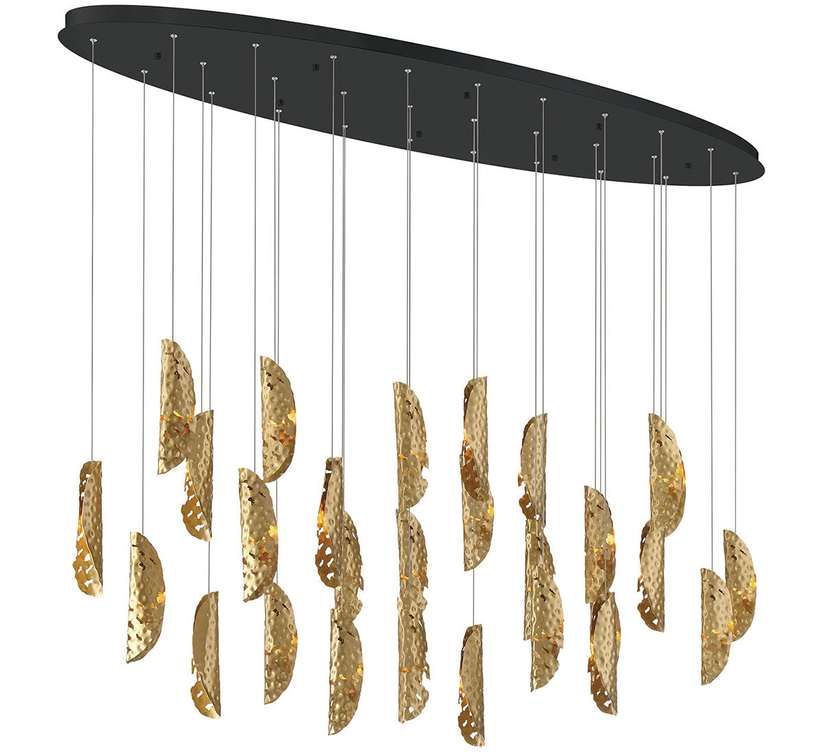Sorrento 28 Light Oval LED Chandelier