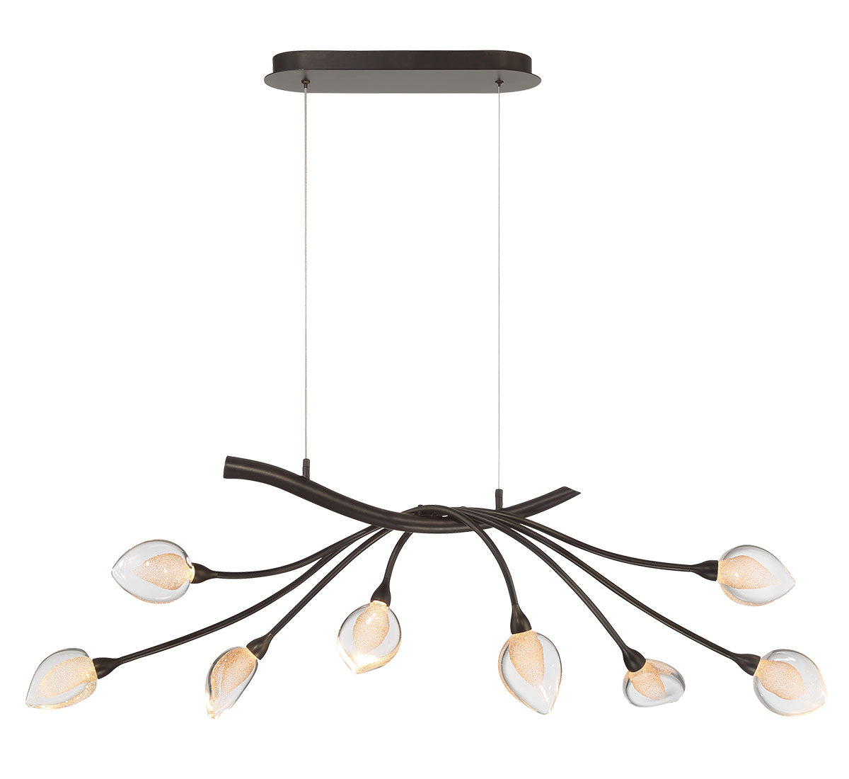 Modena 8 Light Oval LED Chandelier
