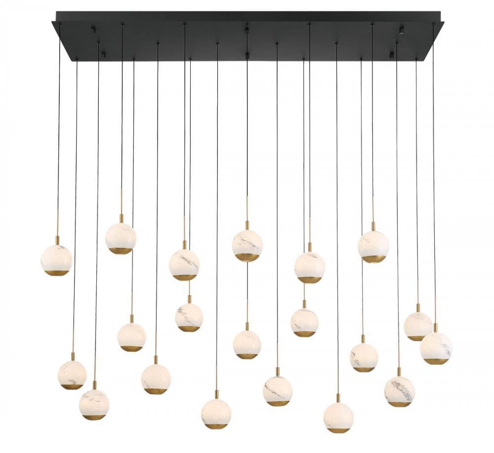 Baveno Rectangular LED Chandelier