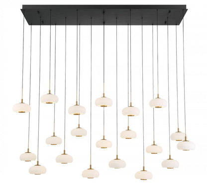Adelfia Rectangular LED Chandelier