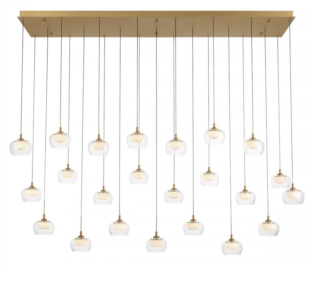 Manarola Rectangular LED Chandelier