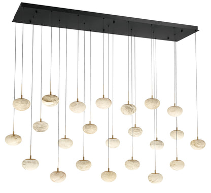 Calcolo 23 Light Rectangular LED Chandelier