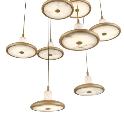 Mantova 19 Light Round LED Chandelier