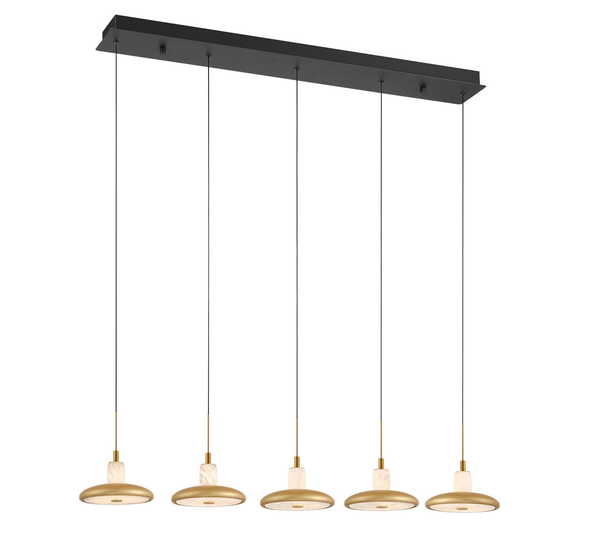 Mantova 5 Light Linear LED Chandelier