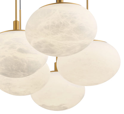 Calcolo 5 Light Round LED Chandelier