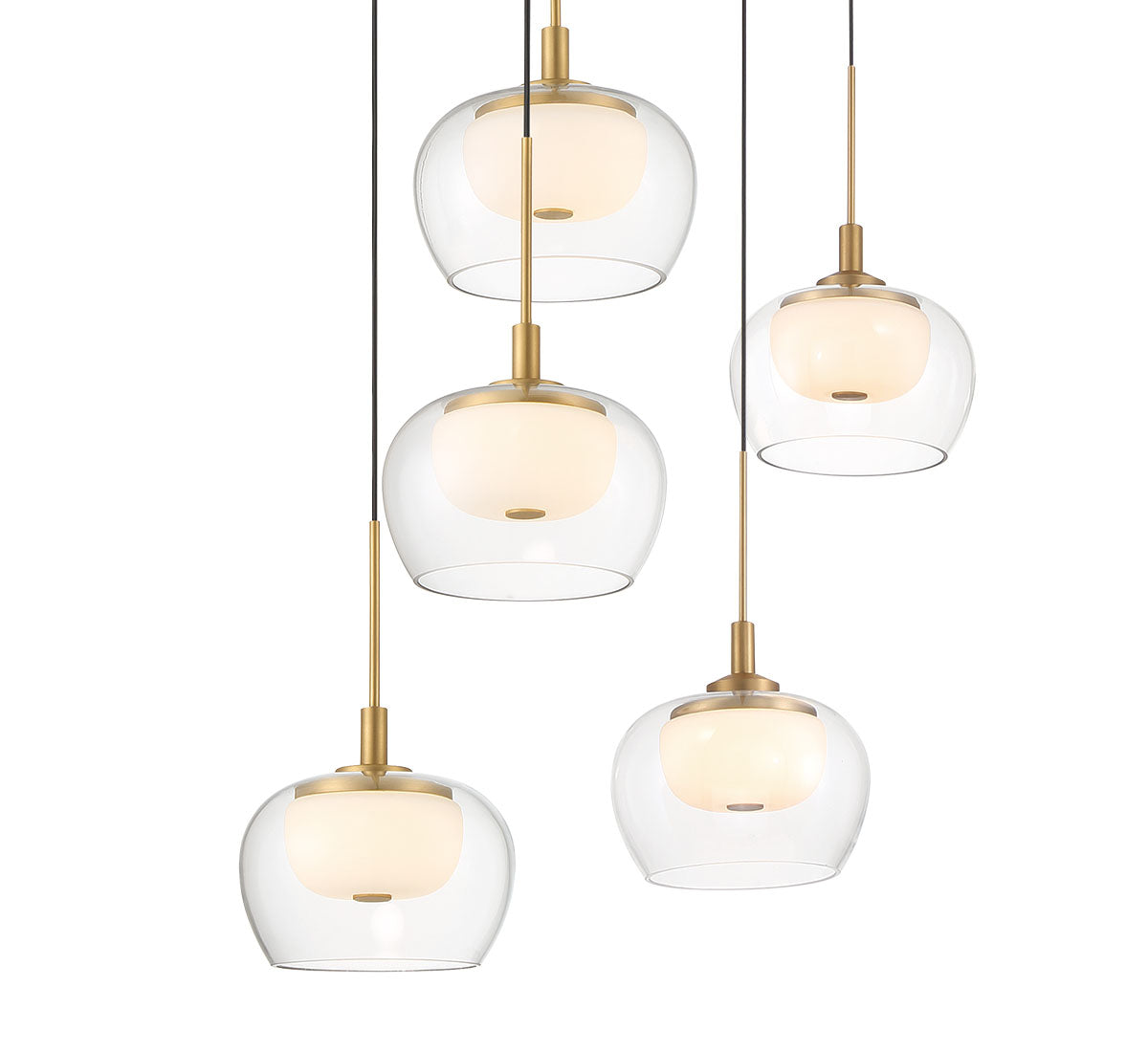 Manarola 5 Light Round LED Chandelier