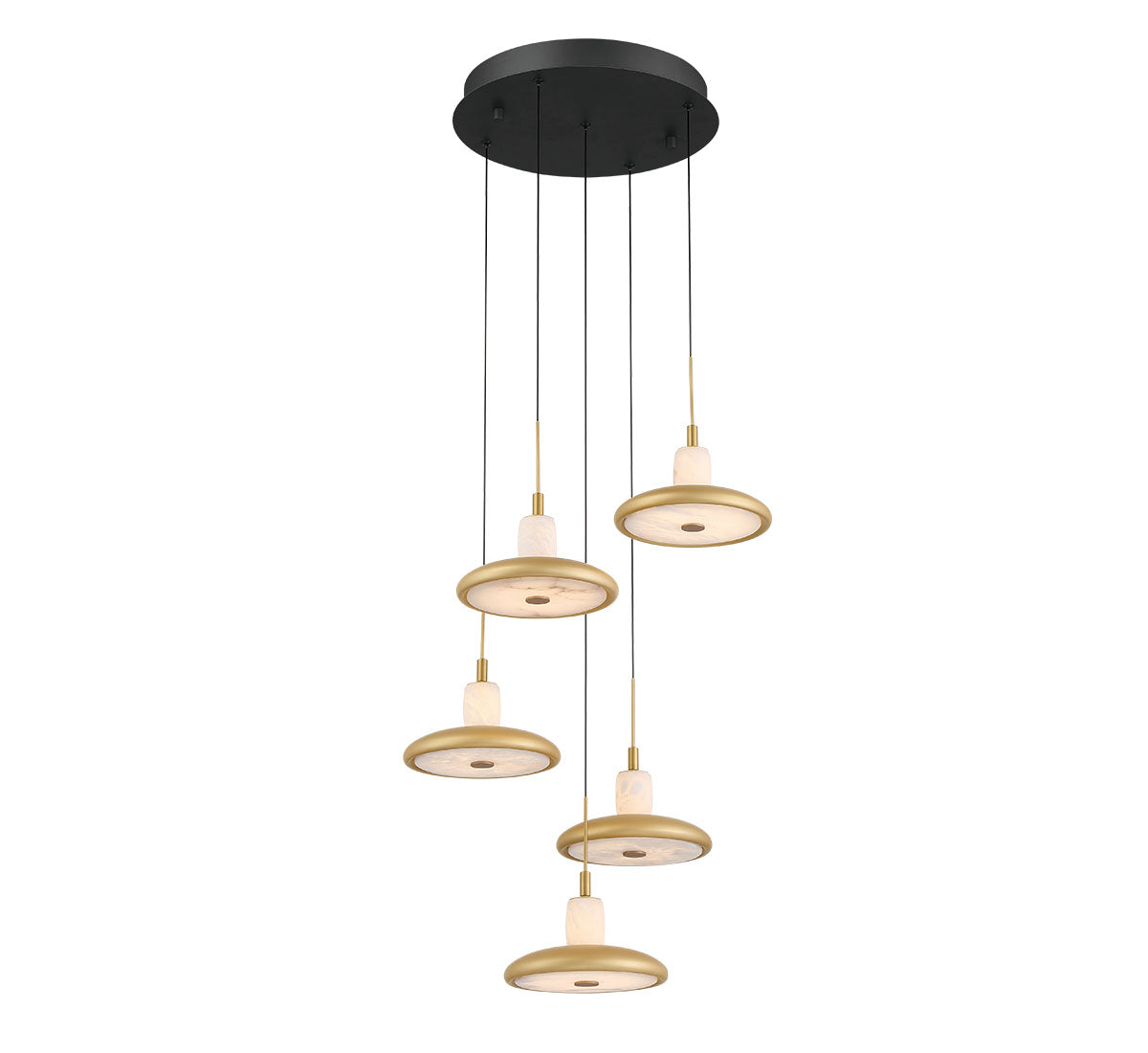 Mantova 5 Light Round LED Chandelier