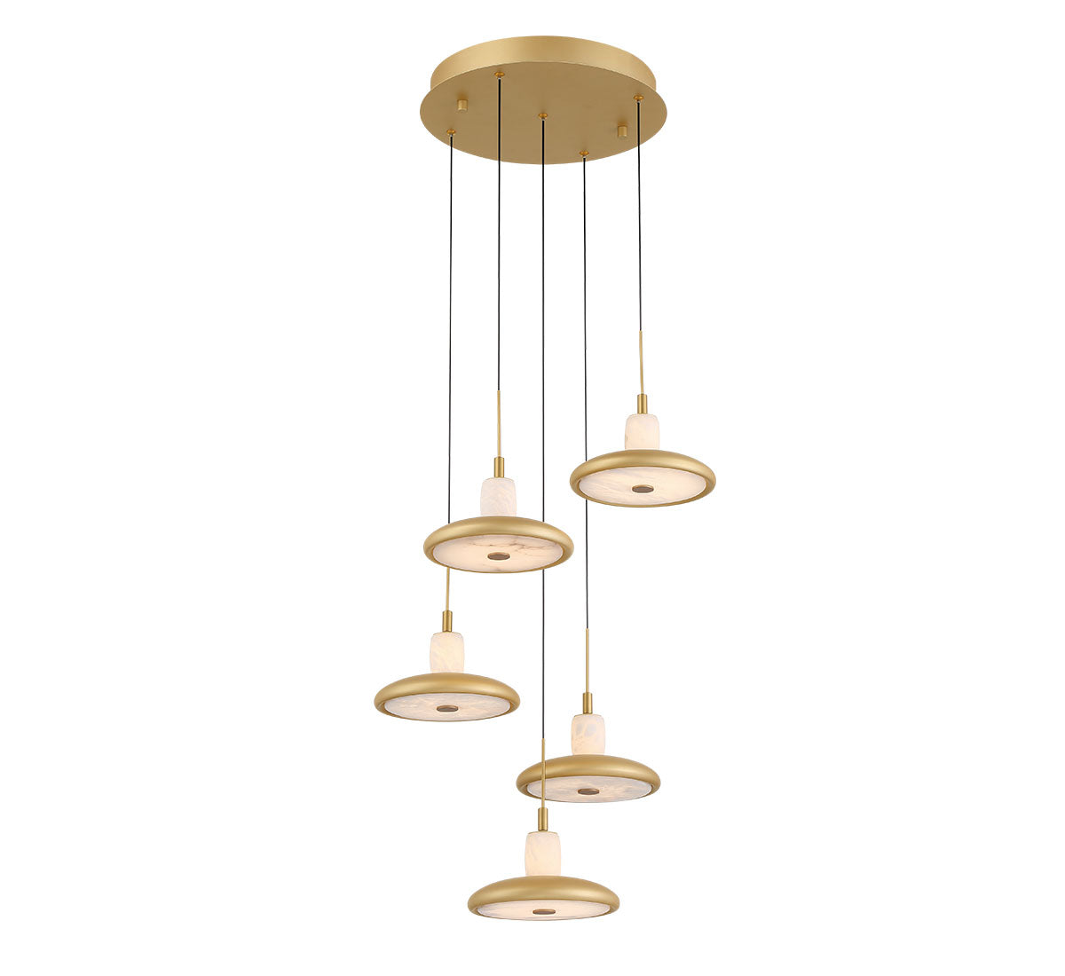 Mantova 5 Light Round LED Chandelier