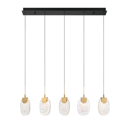 Castelo 5 Light Linear LED Chandelier