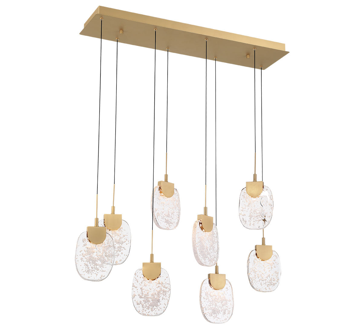Castelo 8 Light Rectangular LED Chandelier