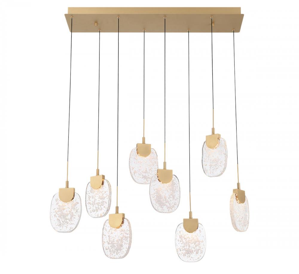 Castelo Rectangular LED Chandelier