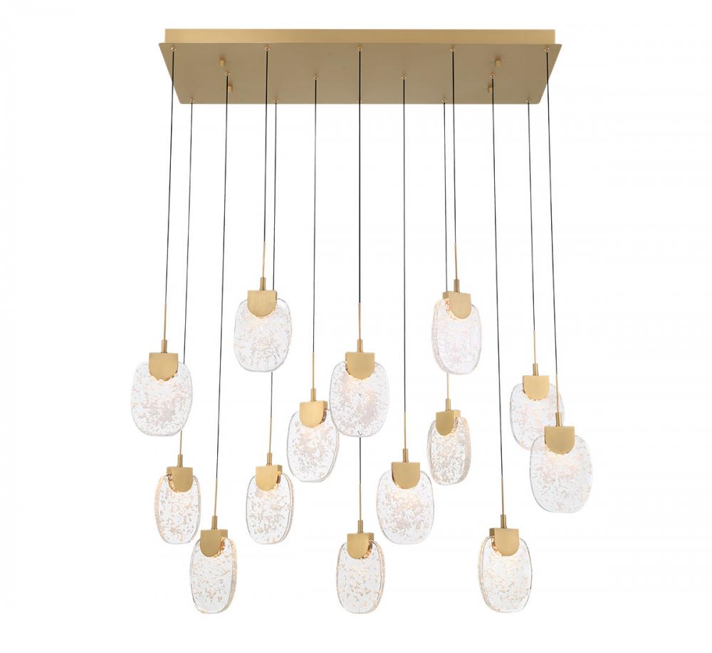 Castelo Rectangular LED Chandelier