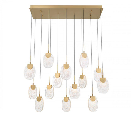 Castelo Rectangular LED Chandelier