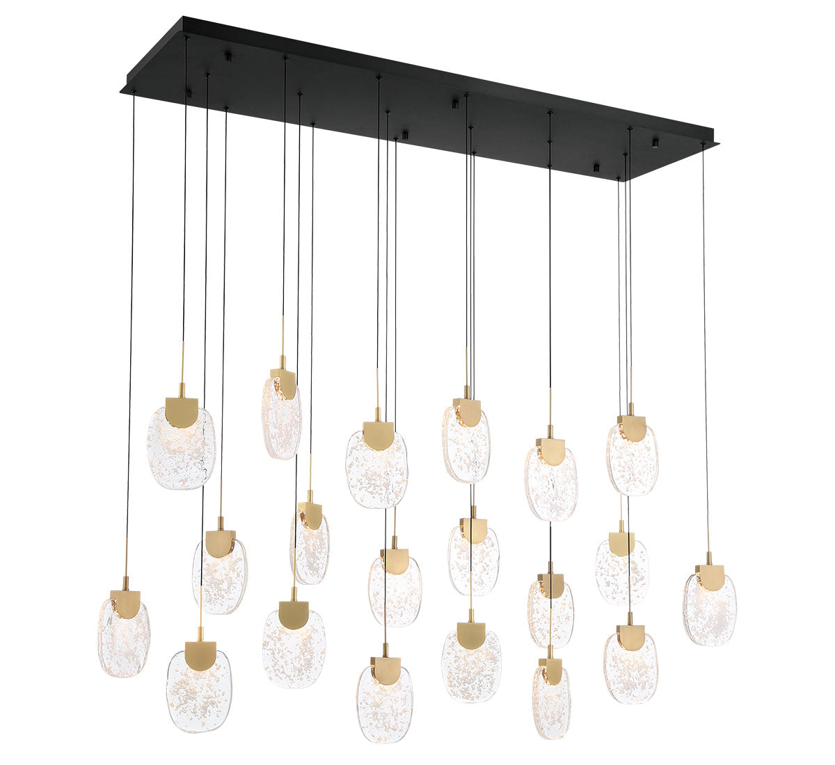 Castelo 20 Light Rectangular LED Pendant