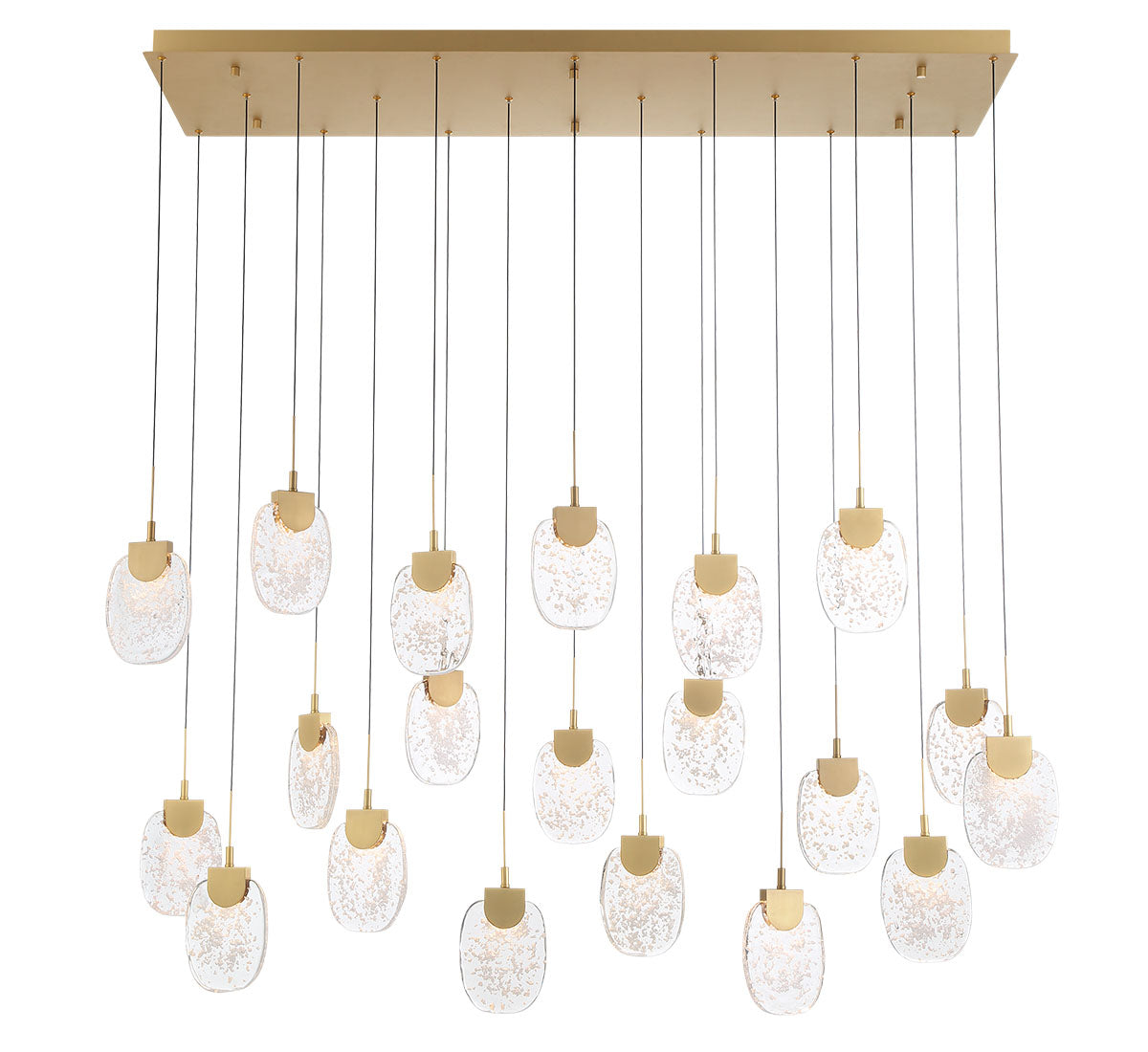 Castelo 20 Light Rectangular LED Pendant