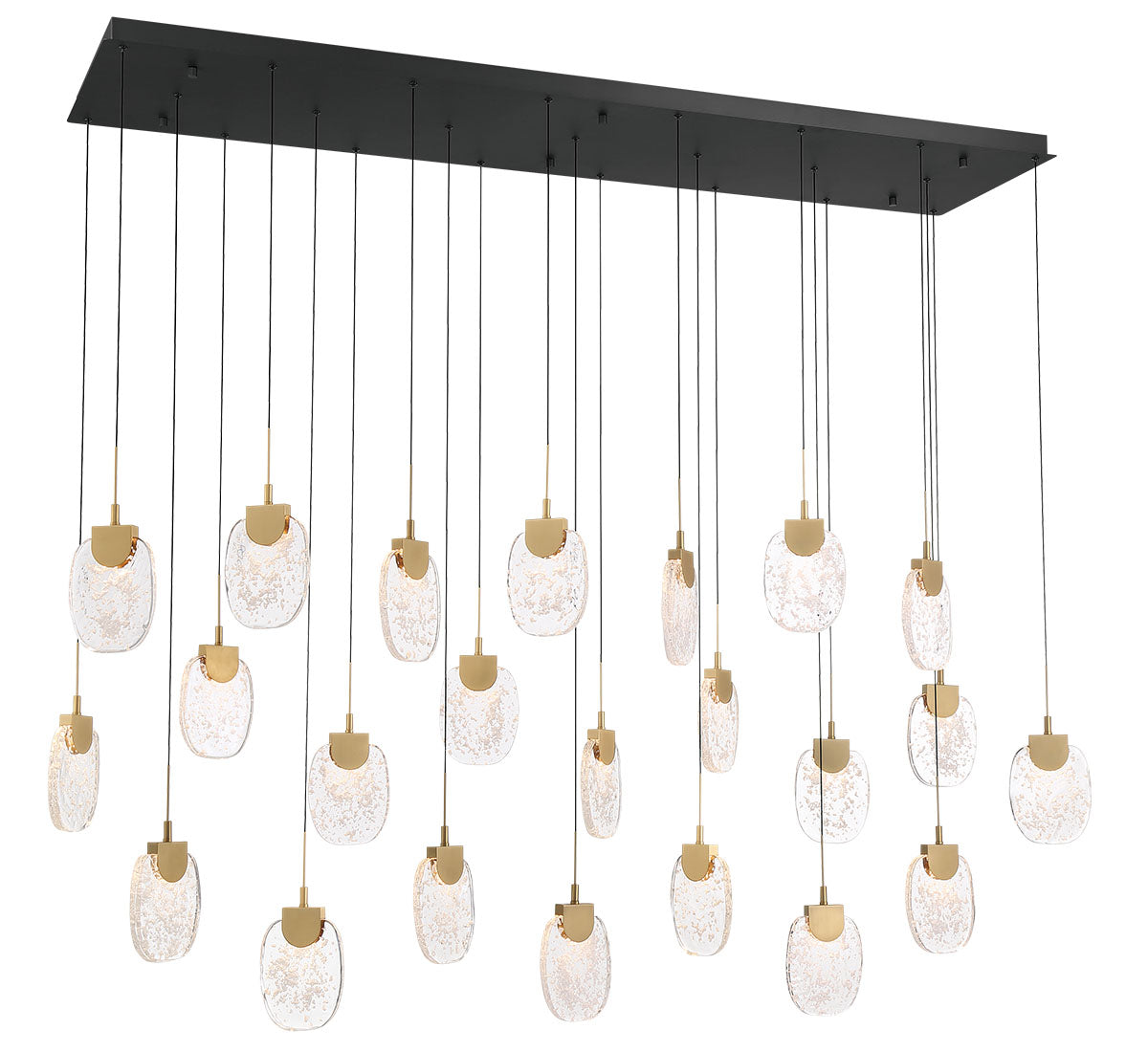 Castelo 23 Light Rectangular LED Chandelier