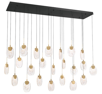 Castelo 23 Light Rectangular LED Chandelier