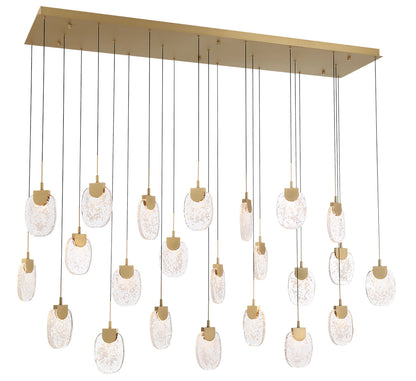 Castelo 23 Light Rectangular LED Chandelier