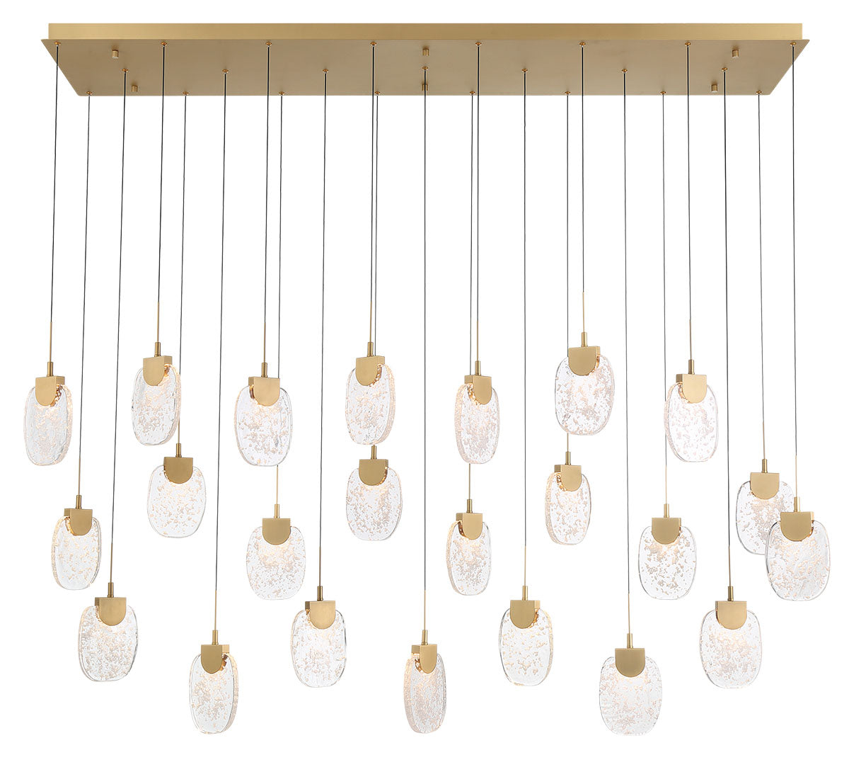 Castelo 23 Light Rectangular LED Chandelier