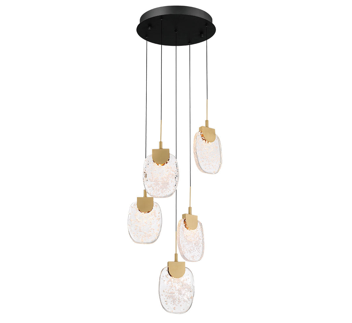 Castelo 5 Light Round LED Chandelier